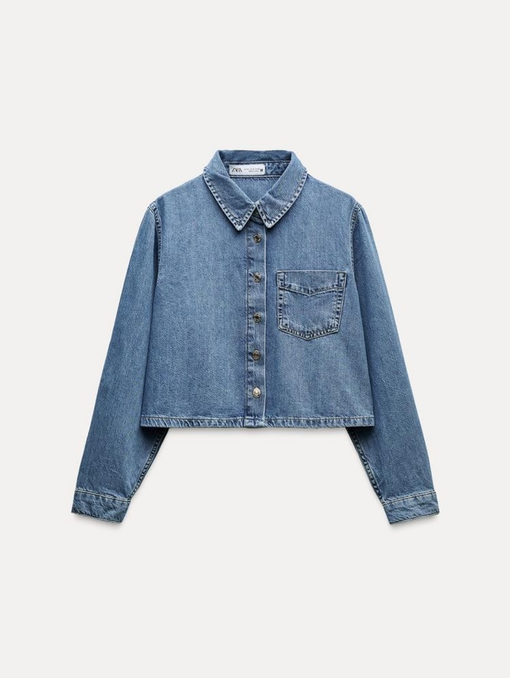 Zara Cropped Denim jacket